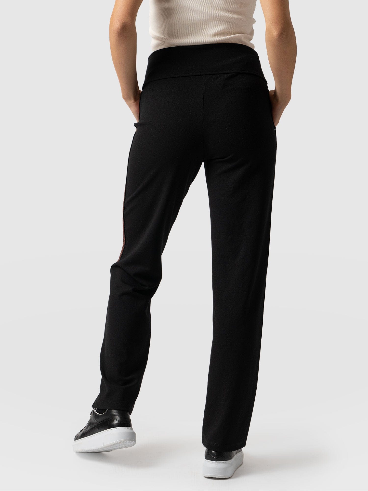 Runway Pant - Black-Bronze
